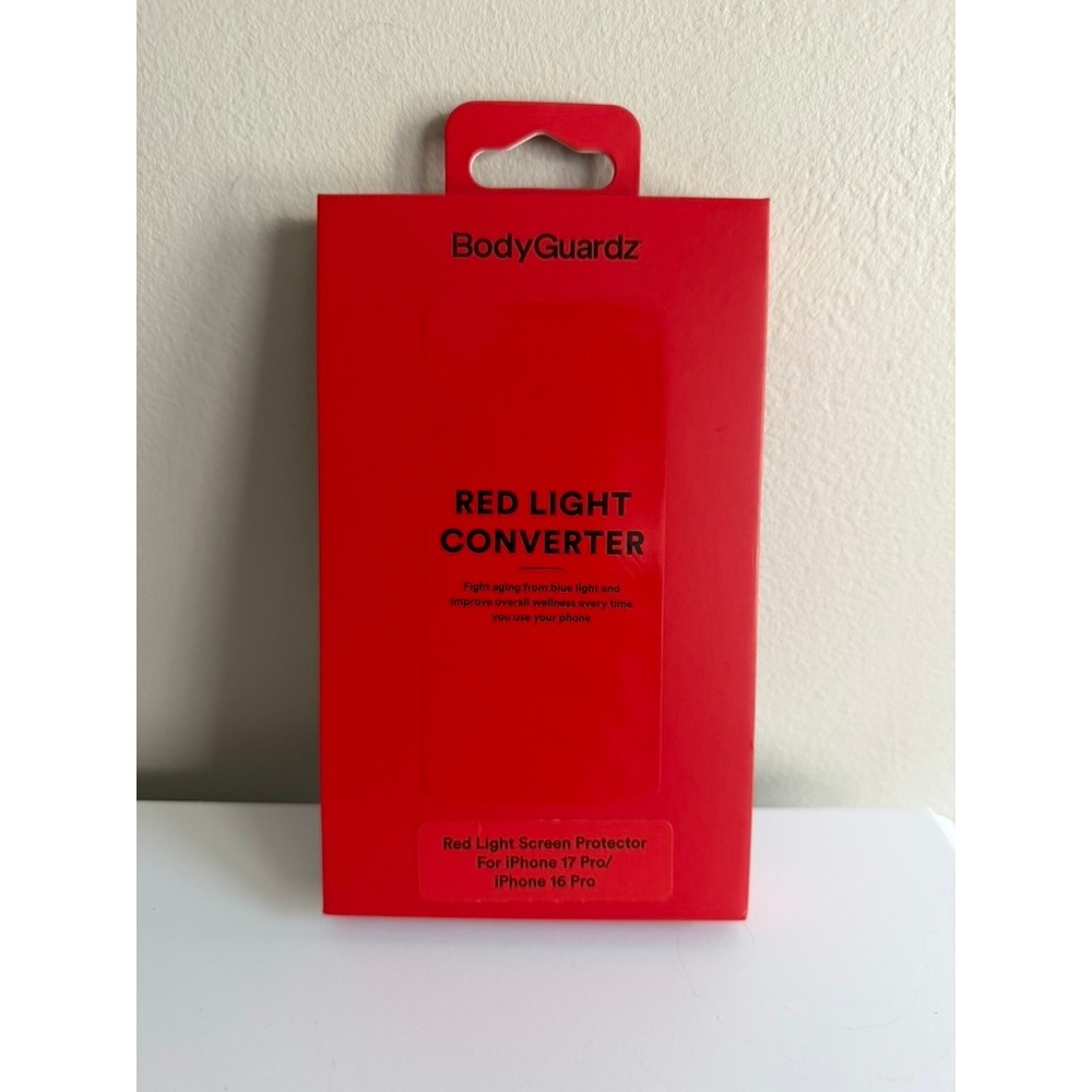 BodyGuardz Red Light Converter iPhone 17 Pro 16 Pro Screen Protector NWT